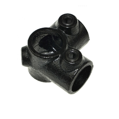 Hand Railing Main Flange Fittings Steel Pipe Joints 104 Long Tee Fittings