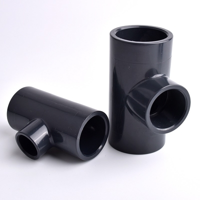 Water Pipe System Inner Diameter 25~50mm UPVC Pipe Reducing Tee Connector Irrigation System Hydroponics View Aquarium Fish Tank Socket Three Way Joint