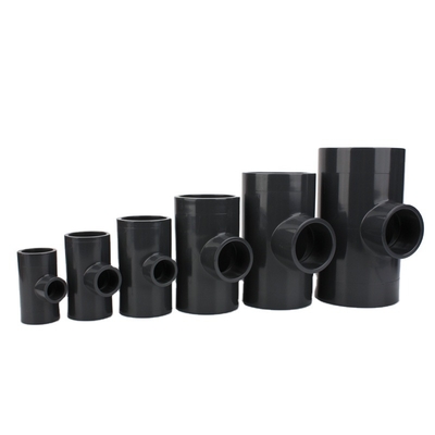 WF UPVC Reducing Tee Pipe Fittings Coupler Water Connector For Garden Irrigation System Equal