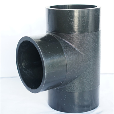 Virgin gas pn10 pn12.5 polyethylene pipe fitting hdpe material tee reducer